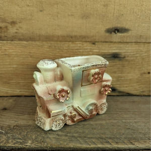 Vintage 1950s Anthropomorphic Baby Train Ceramic Planter by Tilso Japan